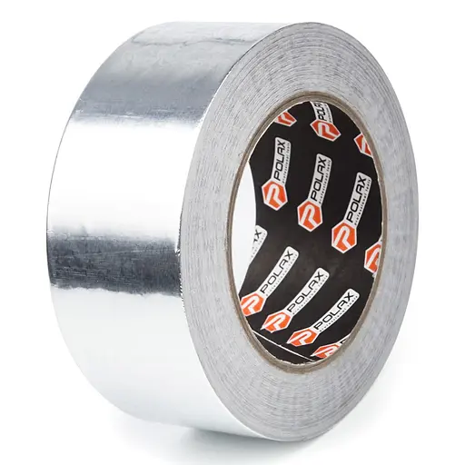 Скотч алюминиевый Polax клейкая лента 50 мм х 50 м (101-012)