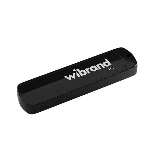 Flash Wibrand USB 2.0 Grizzly 4Gb Black - фото 1