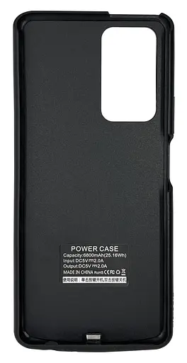 Чехол-аккумулятор XON PowerCase для Xiaomi Redmi Note 10S 6800 mAh Черный (PCBS3410268B 1578) - фото 2