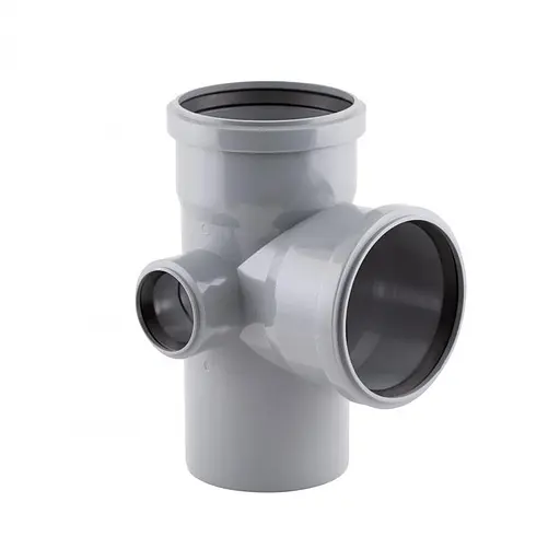 Хрестовина каналізаційна TA Sewage 110х110х110х50, 90 ° (ліва) CZ110001 - фото 1