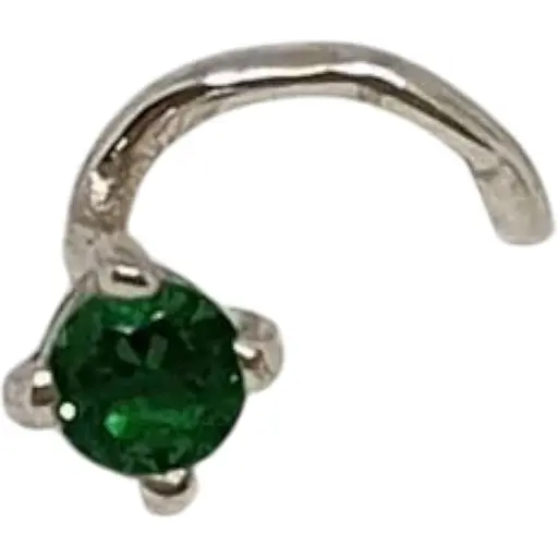 Серебряная серьга-пирсинг в нос Dear. 1017.6С