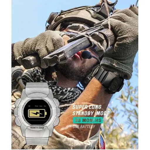 Мужские наручные часы North Edge Combo 10BAR - фото 7