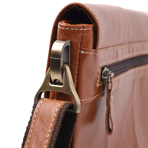 Вертикальна чоловіча сумка Vintage 22х25х1 см sum0028967 - фото 6