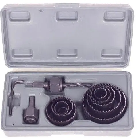 Набор корончатых фрез по дереву Alloid Building Tools 11 шт. (HS-1964) - фото 3