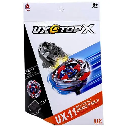 Игра запускалка "Beyblade/Бейблейд" UX-11B, металлическая накладка, в коробке (6990222245676) - фото 1