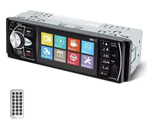 Автомагнитола MP5 4022D 1DIN с экраном 4.1" - фото 2