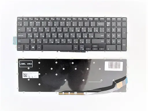 Клавіатура для ноутбука Dell 7566 Black Ru (A52035) - фото 2
