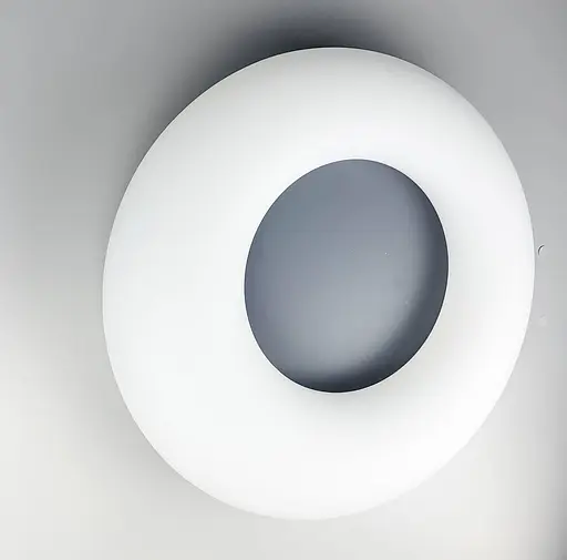 Стельова LED люстра із сірою серединою Ø 47 см | Line F | Арт. 6001 001-460 GR - фото 2