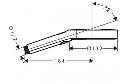 Ручной душ Hansgrohe Rainfinity 130 3jet 26864000 хром - фото 4