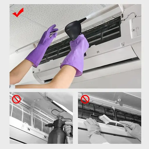 Портативний повітряний компресор на акумуляторі для продування ПК, ноутбуків, кондиціонерів Nectronix RPM-6000 (100803) - фото 7