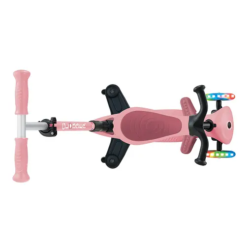 Самокат Globber Go Up Active Lights 360 колеса світяться до 20/50кг від 1 року пастельно-рожевий (749-310) - фото 7