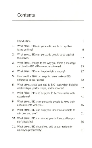 The Small Big. Small Changes That Spark Big Influence - фото 3