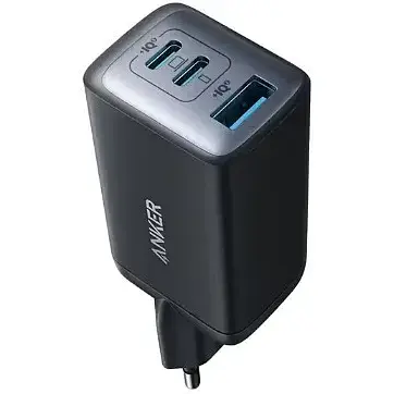 Зарядний пристрій адаптер живлення Anker 735 (PowerPort III) 65 W 3 виходи 2C+A (A2667) - фото 1