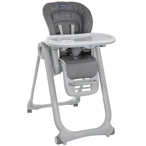 Стільчик для годування Chicco Polly Magic сірий (87162.40.05)