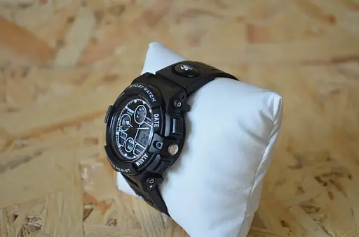 Детские спортивные наручные часы Skmei 1163 (Черные) - фото 7