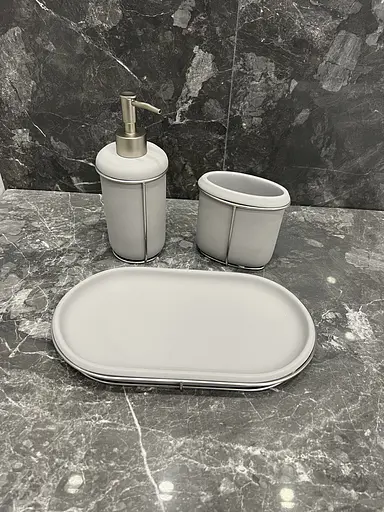 Набір для ванної кімнати 3 предмети - фото 5