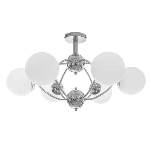 Люстра стельова Brille в спальню E27 60W CH (LK-578C/6)