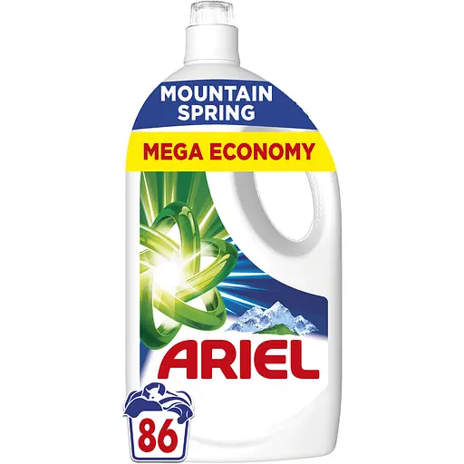Гель для прання Ariel Гірське джерело 86 циклів прання 3.87 л