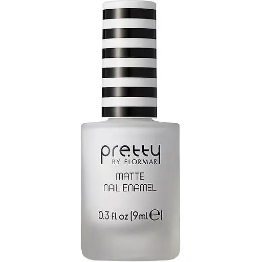 Лак для ногтей матовый Pretty Matte Nail Enamel, тон 001 (White), 9 мл (8000018545909) - фото 1