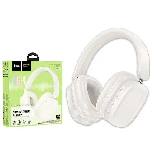 Bluetooth-гарнитура Stereo Hoco W51 белый - фото 2