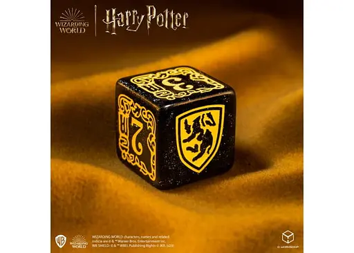Набір кубиків Harry Potter. Hufflepuff Modern Dice Set - Black , 7 шт. (190142/2023/4/A) - фото 4
