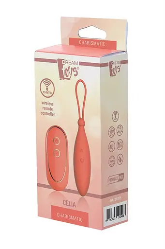Віброяйце Dreamtoys Charismatic Celia 10.3 см помаранчевий - фото 8