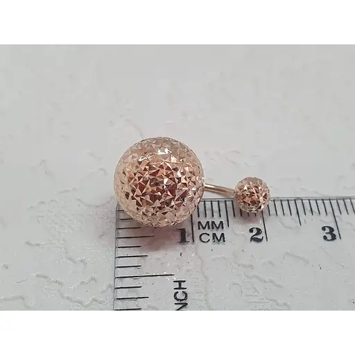 Золотая серьга-пирсинг Favoritum. 310129_12_А - фото 3