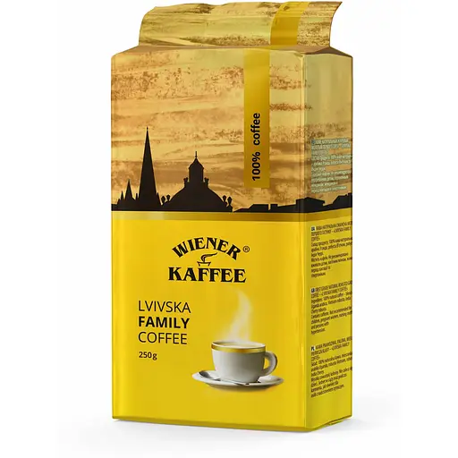 Кофе "Віденська кава" Львовский молотый Family 250 г - фото 1