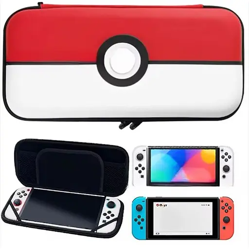 Твердий захисний чохол (Poke Ball Style) (Nintendo Switch, Switch Lite, Switch OLED model) - фото 2