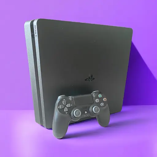 Ігрова приставка PS4 Sony Playstation 4 Slim 1 TB 2 джойстики для телевізора - фото 2