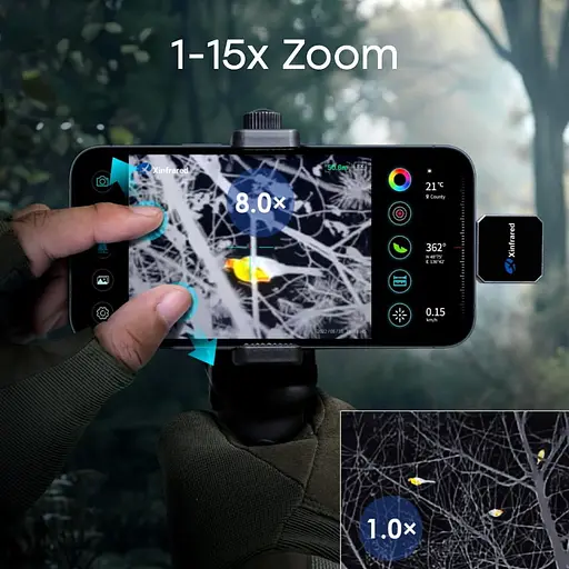 Тепловизор для смартфона на Android Xinfrared XH15 + держатель (90-00031) - фото 7