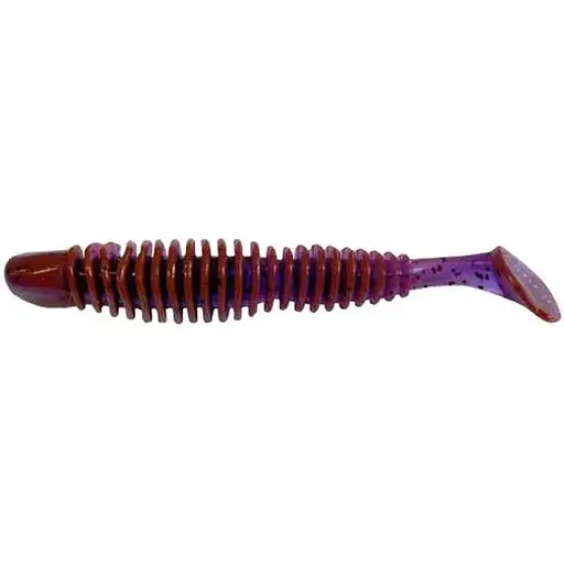 Силикон Reins Bubbring Shad 3 8 шт/уп. Коричневый/фиолетовый (1013-1552.04.49)