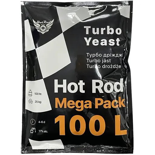 Турбо дріжджі Hot Rod Distiller Mega Pack на 100 л 360 г