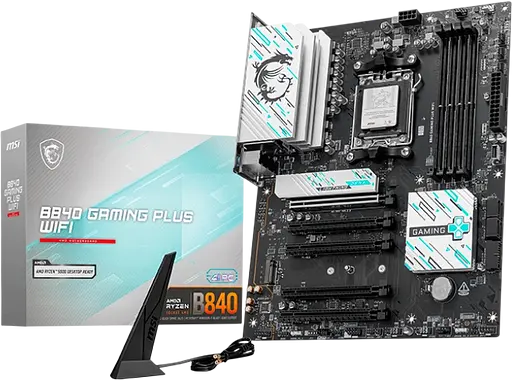 Материнская плата MSI B840 Gaming Plus Wi-Fi Socket AM5 (B840 GAMING PLUS WIFI) Б/У