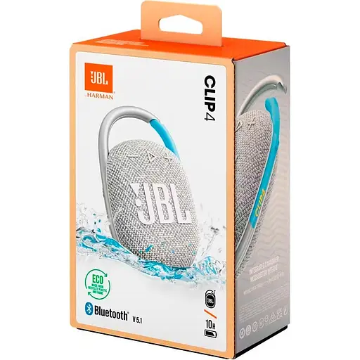 Портативна акустика JBL Clip 5 White (JBLCLIP5WHT) - фото 7
