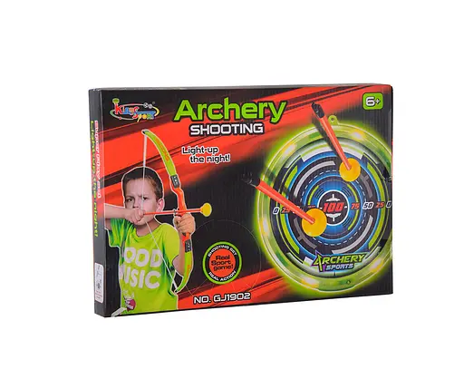 Лук та стріли GJ1902 мішень, в коробці (6966045306047) - фото 1