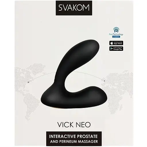 Интерактивный массажер простаты и вибратор точки G Svakom Vick Neo - фото 8