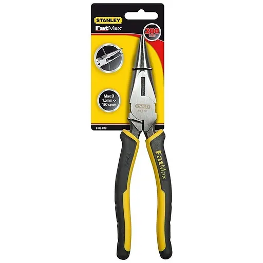 Плоскогубці Stanley Fatmax з подовженими напівкруглими губками 200 мм (0-89-870) - фото 5