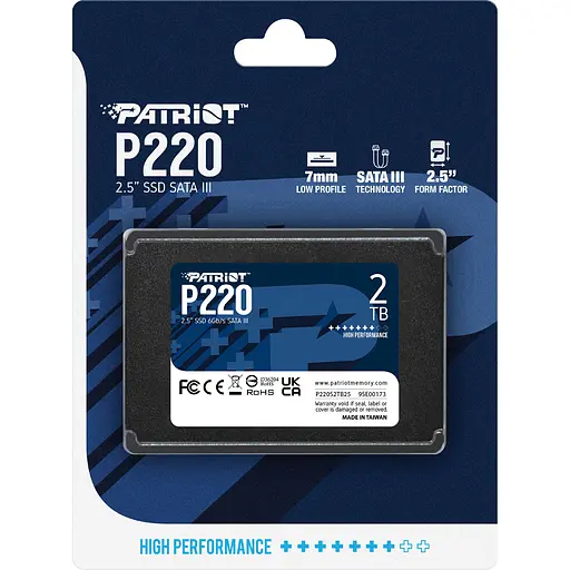 SSD накопичувач Patriot P220 2 TB (P220S2 TB25) [153333] - фото 5