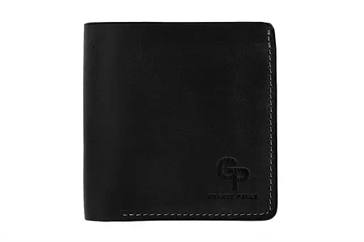 Мужской кожаный кошелек Grande Pelle 10х10х2.5 см acs0029295 - фото 1