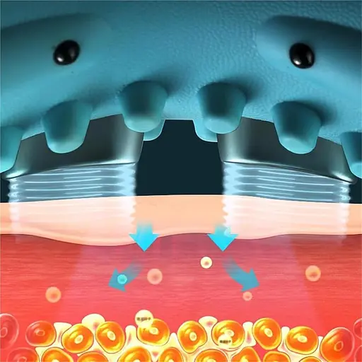Массажер для шеи Hugterra с углом 26° беспроводной, перезаряжаемый, с подогревом. - фото 5