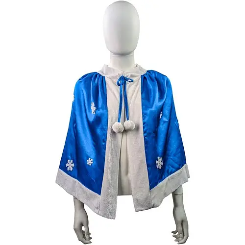 Плащ Новогодний со снежинками - фото 1