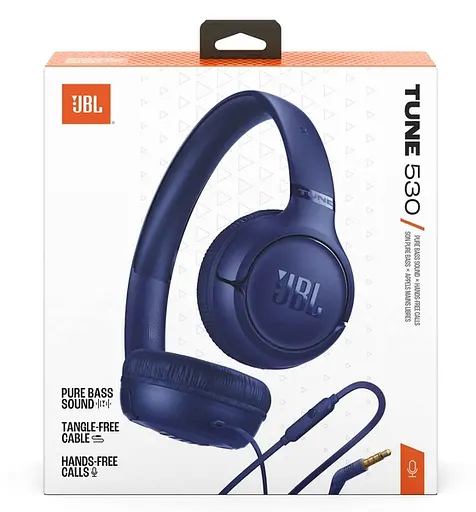 Гарнитура JBL TUNE 530 Blue (JBLT530BLU) - фото 8
