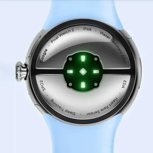 Умные часы Google Pixel Watch 2 Wi-Fi Polished Silver / Bay Band - фото 4