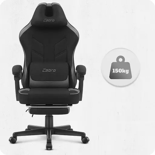 Крісло Cabro C504 Black-Grey тканина - фото 8