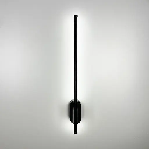 Современное линейное бра в черном корпусе 60 см Line F Арт. WB26/600 BK - фото 6