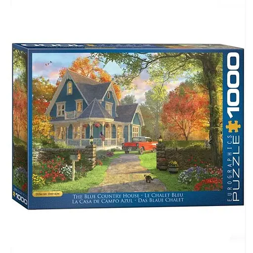 Пазл EuroGraphics Блакитний заміський будинок Домінік Девісон 1000 елементів (6000-0978)