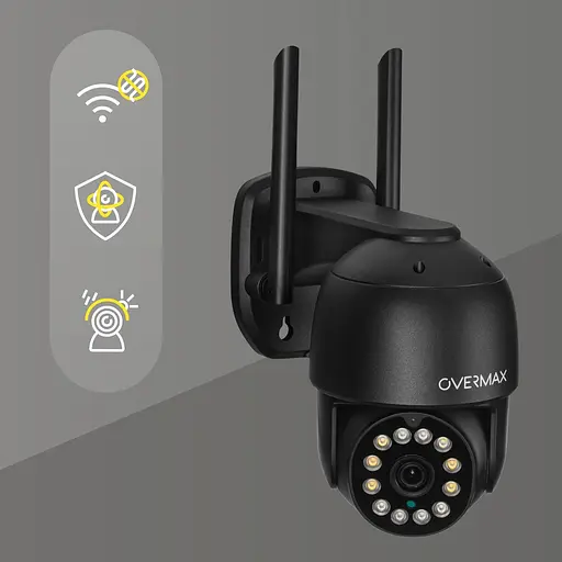 IP-камера Overmax Camspot 4.95 WiFi 2.5K Anthracite уличная поворотная - фото 2
