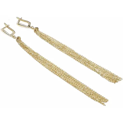 Золотые серьги. 480051М - фото 1