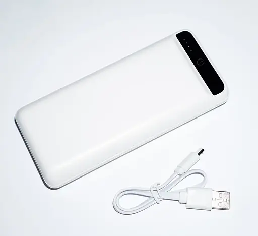 Универсальная зарядная батарея S-link IP-G21 20000Mah Power Bank c фонариком (Белый) - фото 10